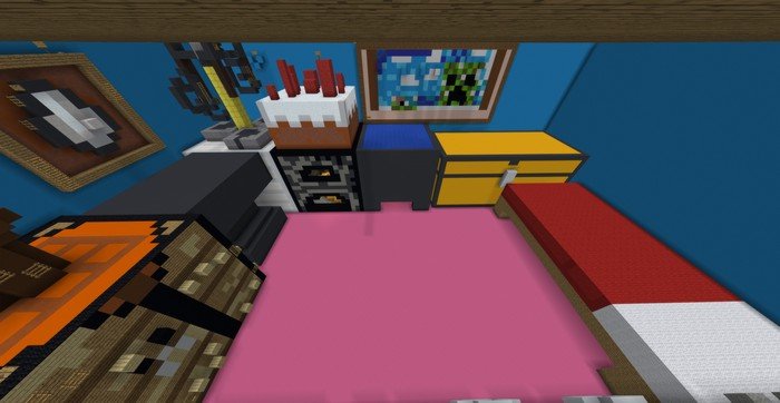 Giant room parkour map