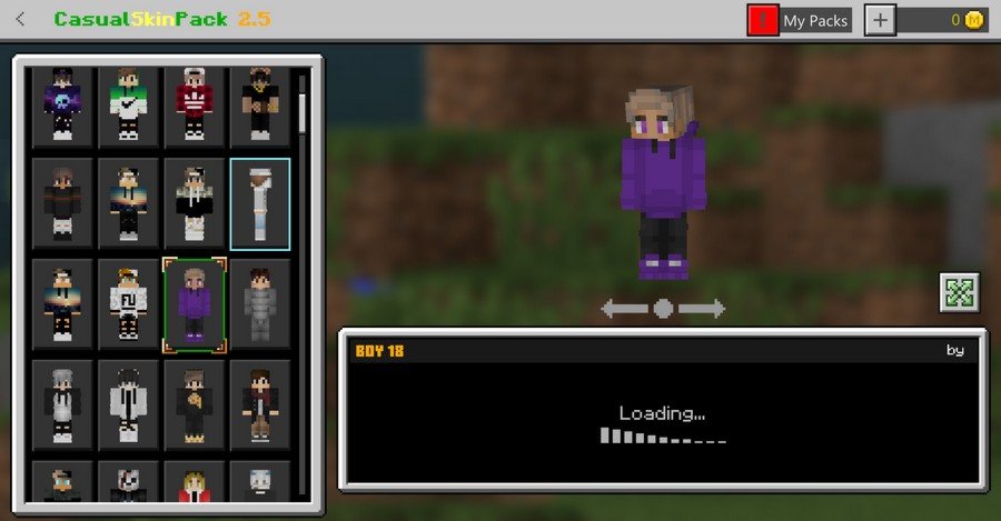 1K+ Casual skin pack