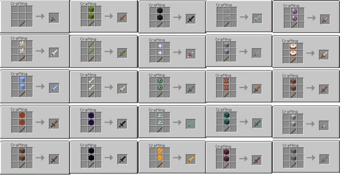 New Swords and Tools addon by Elingo