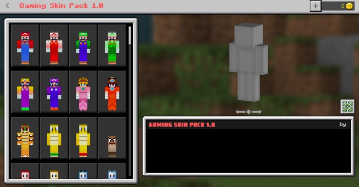 Gaming skin pack