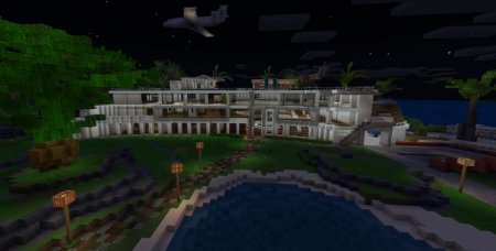 Rich Mansion on an Island