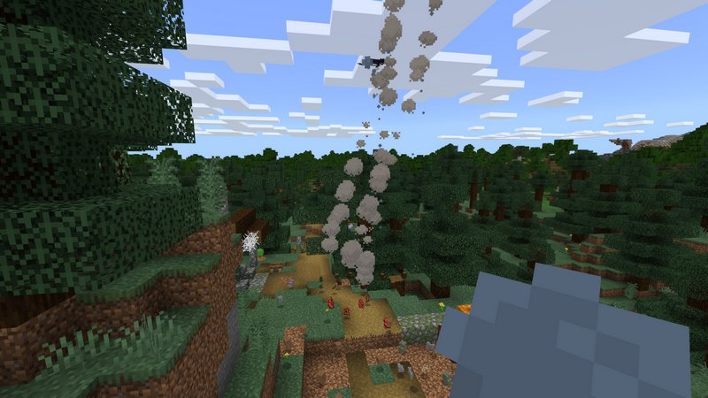 Tornado in Minecraft