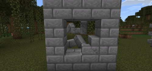 Collapsed bricks addon