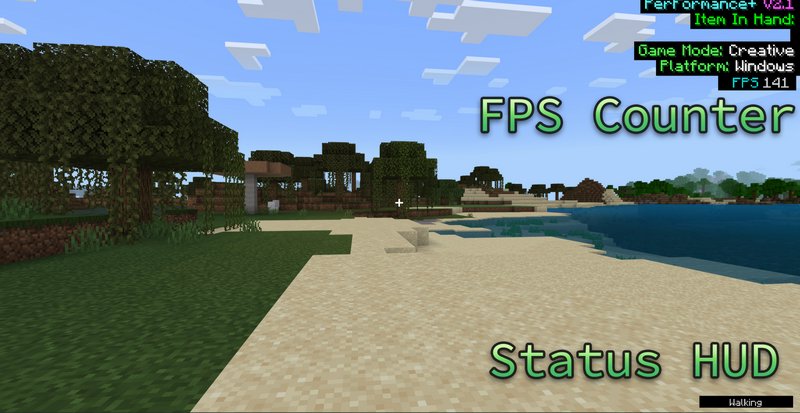 FPS Counter, Status HUD