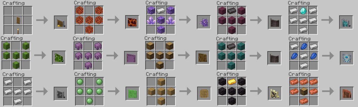 Crafting Recipes