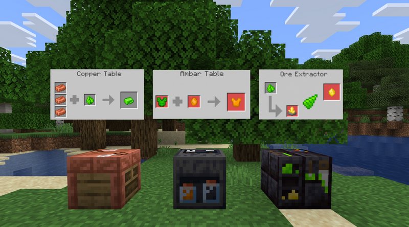 New crafting tables