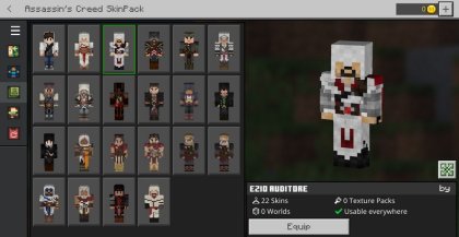 Assassin´s Creed skin pack