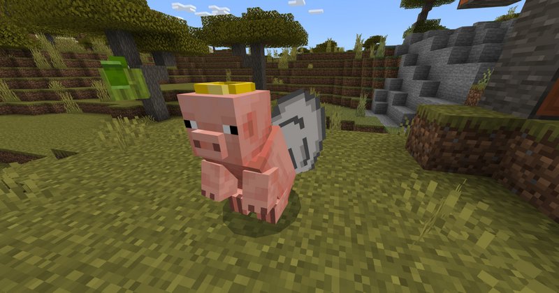 Flying pig mount