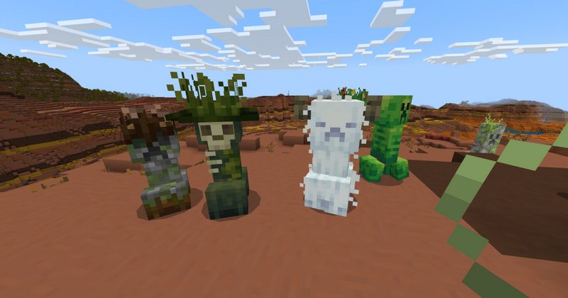 Ocean Creeper, Forest Creeper, Snow Creeper