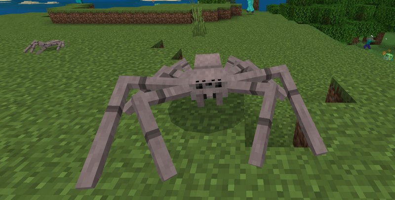 New spiders in Minecraft