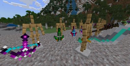 Minecraft Dungeons Weapons addon