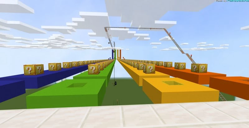 Lucky Block Race map