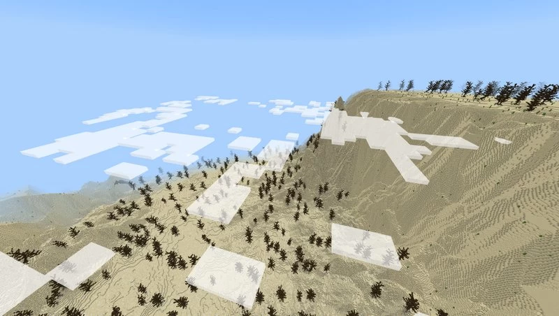 Lost Dunes a gigantic sand map for Minecraft PE