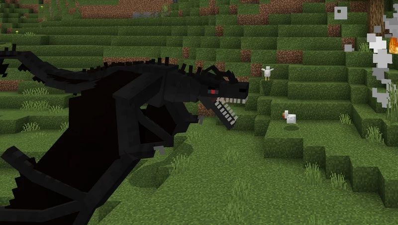 Wyvern hunting for villagers