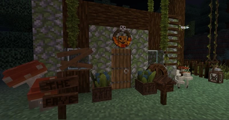 You can decorate your house in the woods using these items