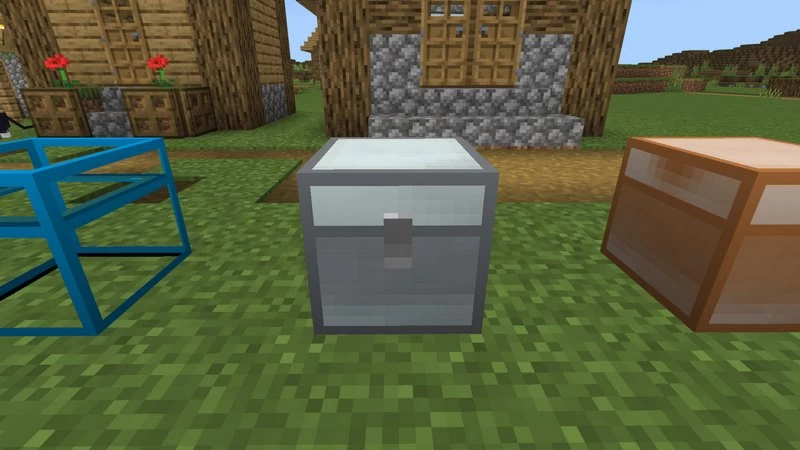 Iron chest is now in Minecraft Bedrock