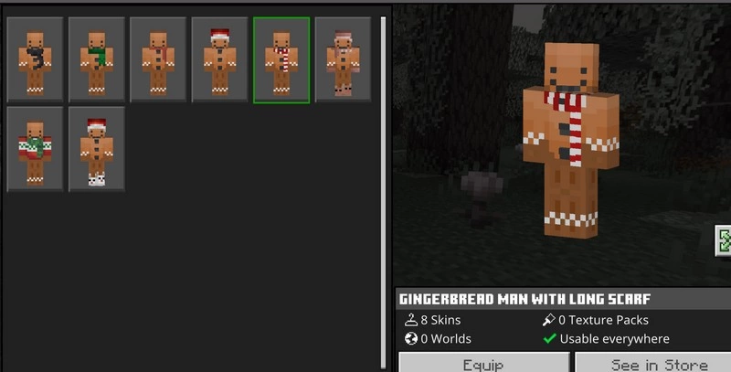 Gingerbread skin pack