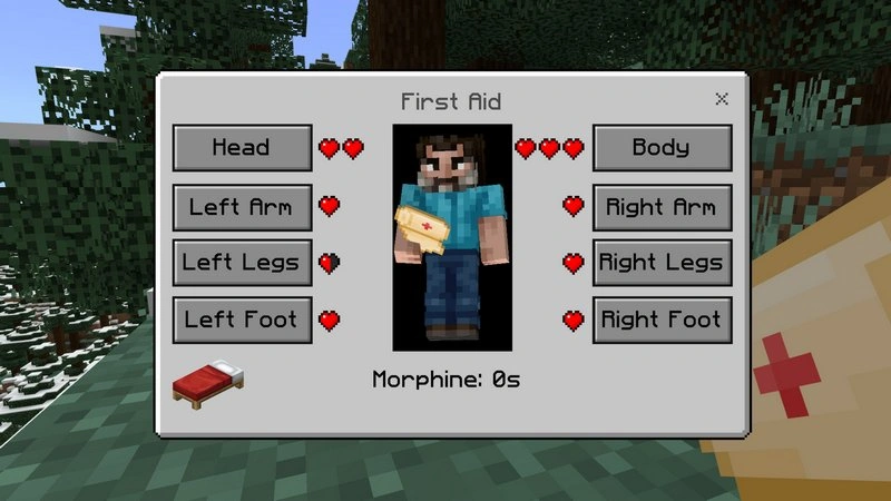 Treating body injuries in MCPE