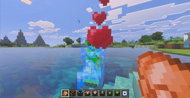 Taming a happy creeper