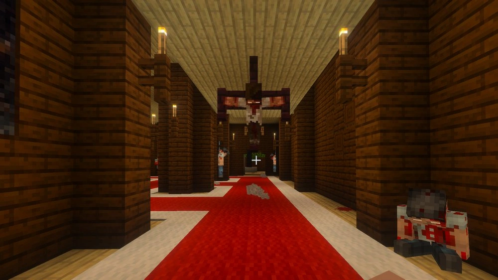 In the halls of the mansion