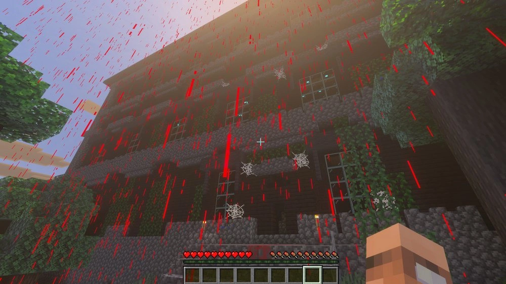 Outside of the mansion