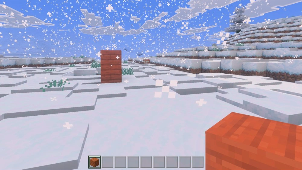 Putting blocks on the distance using the Arm